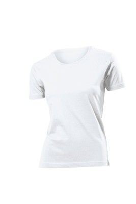 Жіноча футболка Stedman, 155 гр/м2, арт.2600 WHI