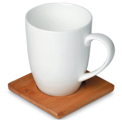 Подставка под напитки SQUARE из бамбука, 100х100 мм