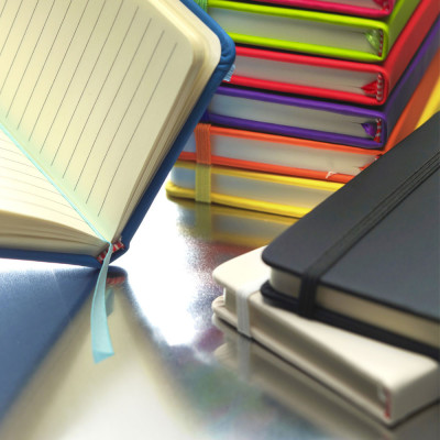 Записная книжка А6, в линию, кремовая бумага