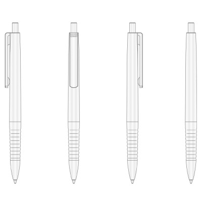 Ручка пластикова Basic (Ritter Pen)
