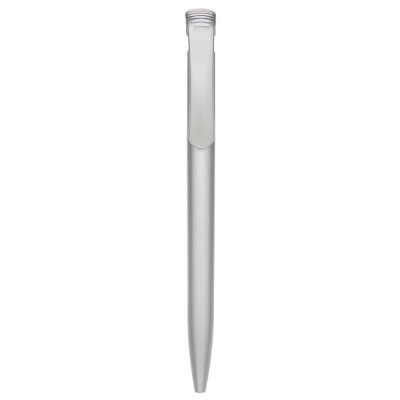 Пластикова срібна ручка Clear Silver (Ritter Pen)