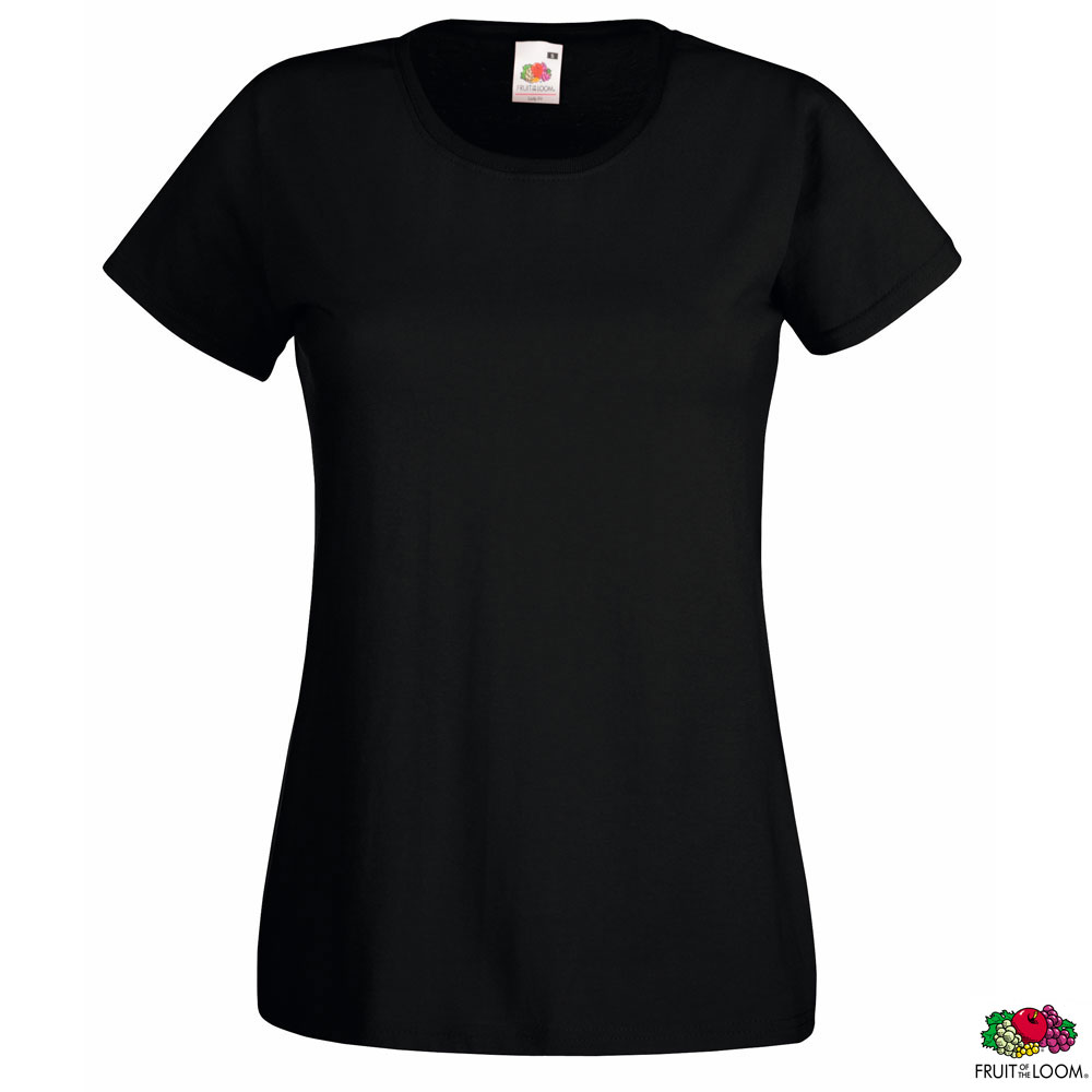 Жіноча футболка 'Lady-Fit Valueweight-T' (Fruit of the Loom), 165 гр/м2
