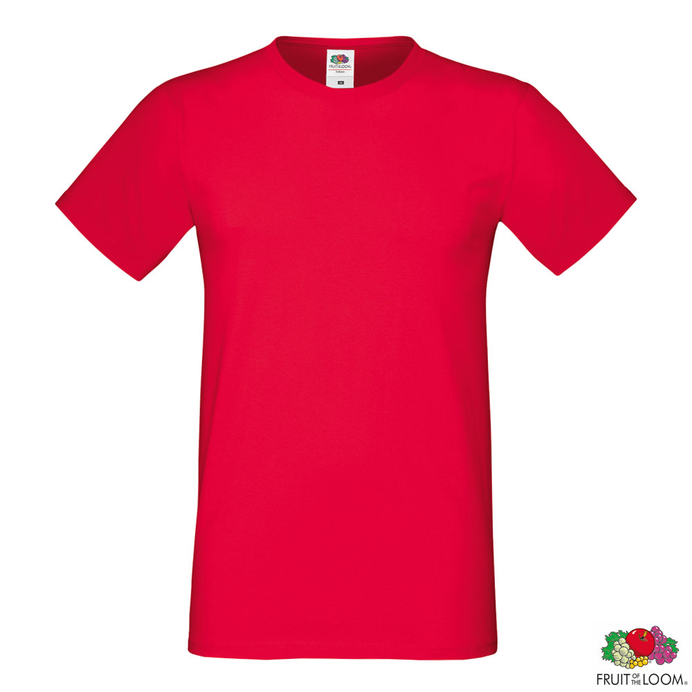 Облегающая футболка 'Sofspun' (Fruit of the Loom), 165 гр/м2