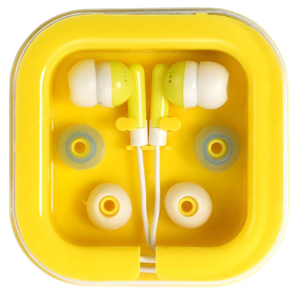 Навушники 'Headset' у жовтому кольорі