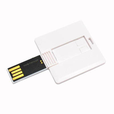 Флешка кредитка квадратная USB 2.0, 16 Gb