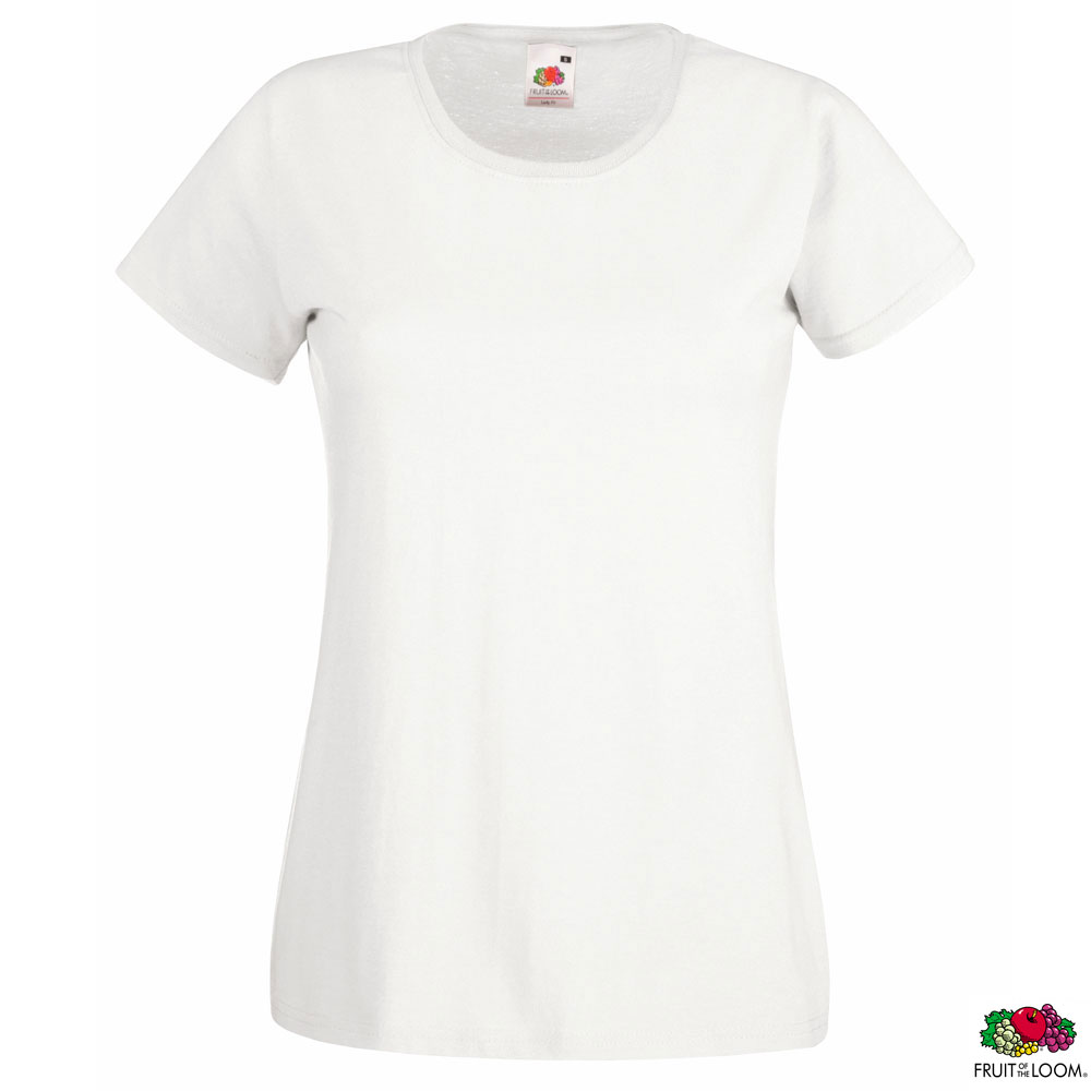 Женская футболка 'Lady-Fit Valueweight-T' (Fruit of the Loom), 160 гр/м2