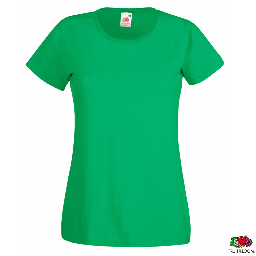 Жіноча футболка 'Lady-Fit Valueweight-T' (Fruit of the Loom), 165 гр/м2