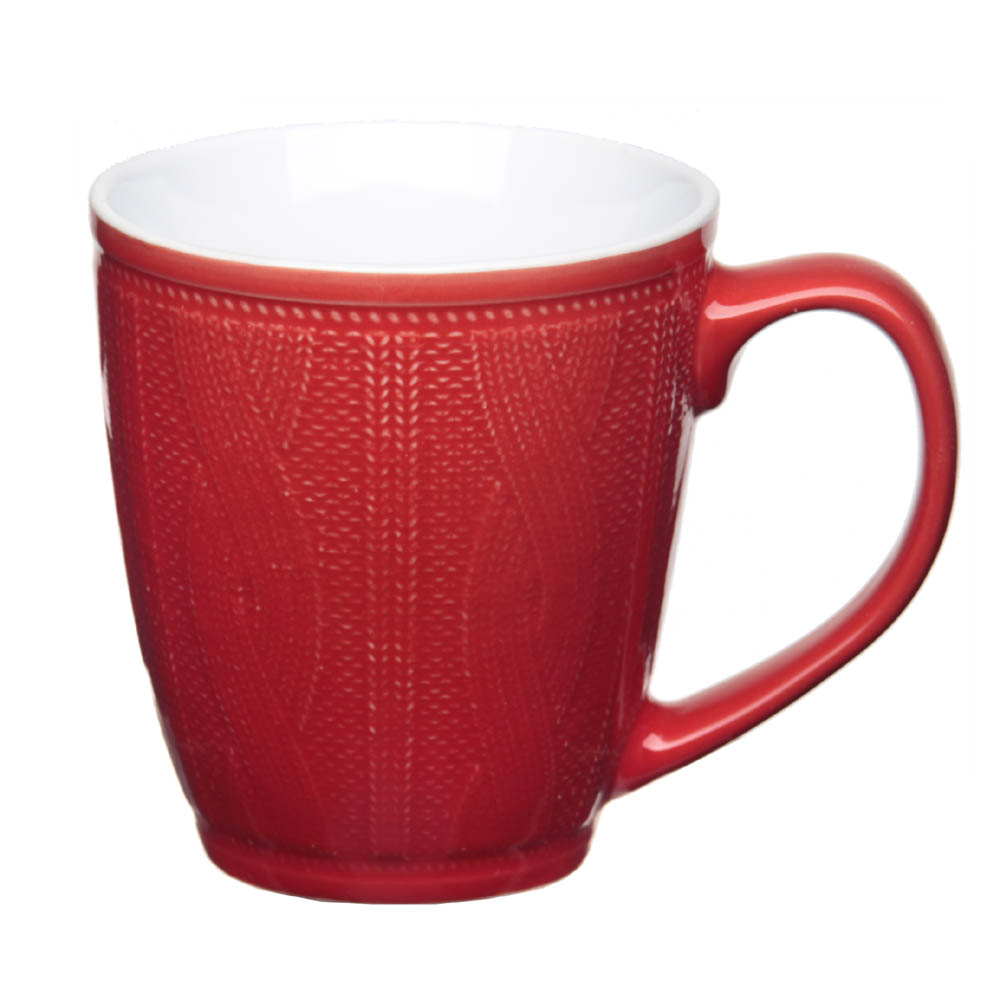 Чашка керамічна червона 290 мл