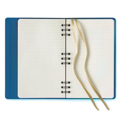 Блокнот на пружине Гардена А5, в линию, кремовая бумага