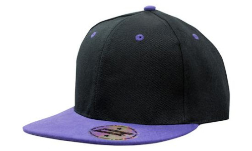 Кепка із прямим козирком snapback, арт.4136 BL_PU