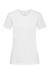 Жіноча футболка Stedman, 155 гр/м2, арт.2600 WHI