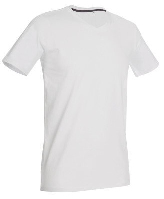 Мужская футболка Stedman CLIVE (V-Neck) Men, арт.9610 WHI