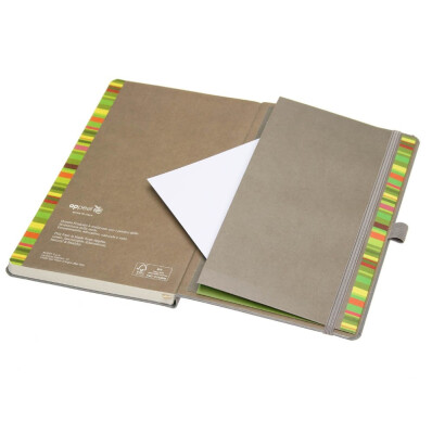 Записная эко-книжка из переработанных яблок