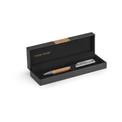 Корковая эко-ручка в футляре