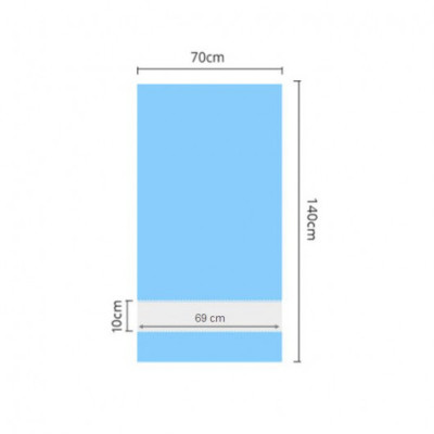 Полотенце SUNRISE с белым бордюром 70х140, плотность 400 гр