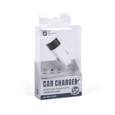 Автомобільний зарядний пристрій Duo
