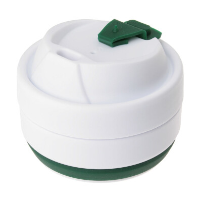 Складана силіконова чашка з кришкою 355 мл