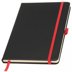 Записна книжка А5 з можливістю кольорового гравіювання, кремовый блок в ленейку