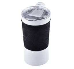 Матовий термокухоль Bella з силіконовим тримачем, 380 мл