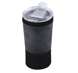 Матовая термокружка Bella с силиконовым держателем, 380 мл