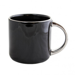Керамическая чашка с серебряной ручкой OLYMPIA LUX, 350 мл