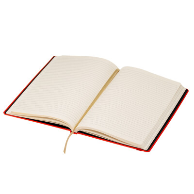 Записная книжка Caribe NEW в линейку, твердая обложка, кремовый блок