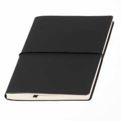 Записная книжка Горизонт, кремовый блок, в линейку, гибкая обложка