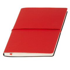 Записная книжка Горизонт, кремовый блок, в линейку, гибкая обложка