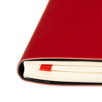 Записная книжка Горизонт, кремовый блок, в линейку, гибкая обложка