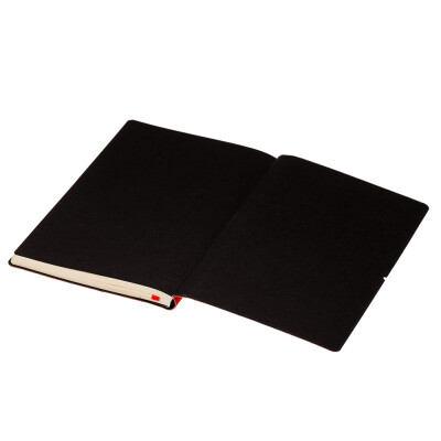 Записная книжка Горизонт, кремовый блок, в линейку, гибкая обложка