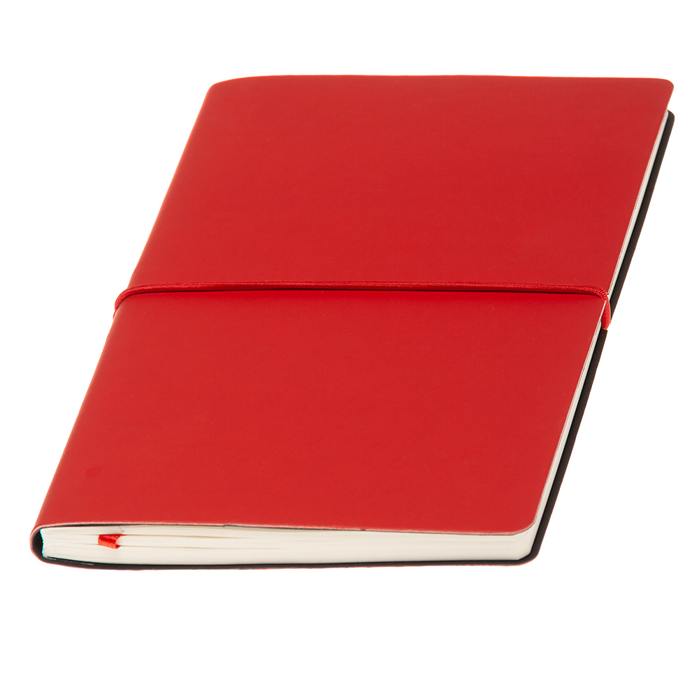 Записная книжка Горизонт, кремовый блок, в линейку, гибкая обложка