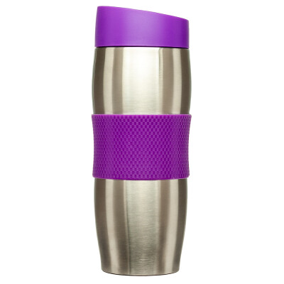 Термочашка с силиконовым держателем, 380 мл