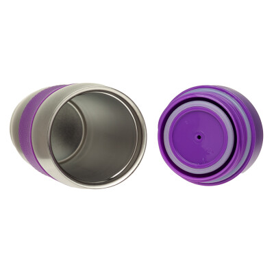 Термочашка с силиконовым держателем, 380 мл