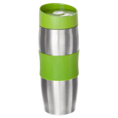 Термочашка с силиконовым держателем, 380 мл