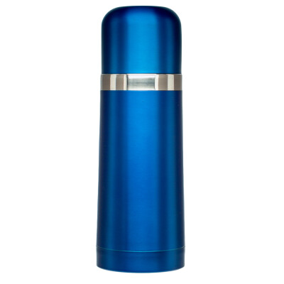 Небольшой металлический термос с ремешком, 350 мл