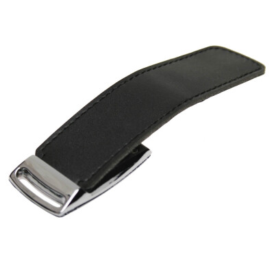 Металева флеш-пам'ять із шкіряним чохлом