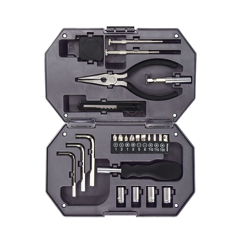 Набір інструментів 24 в 1 LIGHT TOOLS , з ліхтарем, у пластиковому кейсі