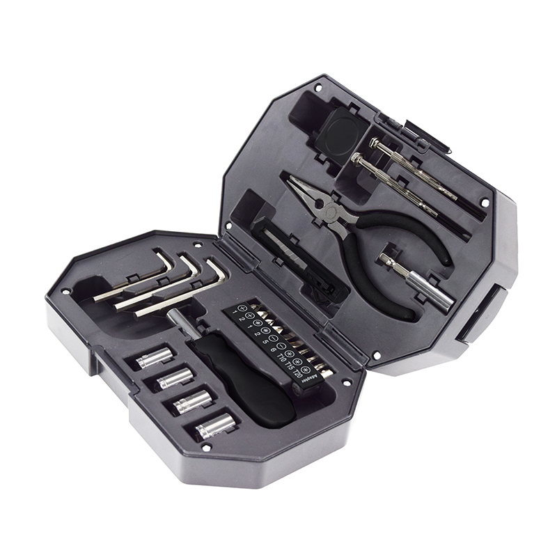 Набір інструментів 24 в 1 LIGHT TOOLS , з ліхтарем, у пластиковому кейсі