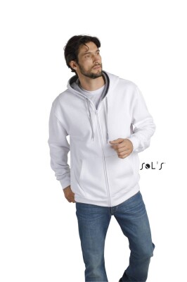 Худі на блискавці чоловічий SOL'S Soul men, 280 г/м²