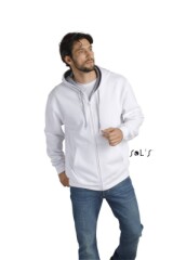 Худи на молнии мужской SOL'S Soul men, 280 г/м²