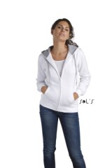 Худі на блискавці жіночий SOL'S Soul women, 280 г/м²
