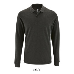 Футболка поло лонгслив мужская SOL'S Perfect LSL men, 180 г/м²