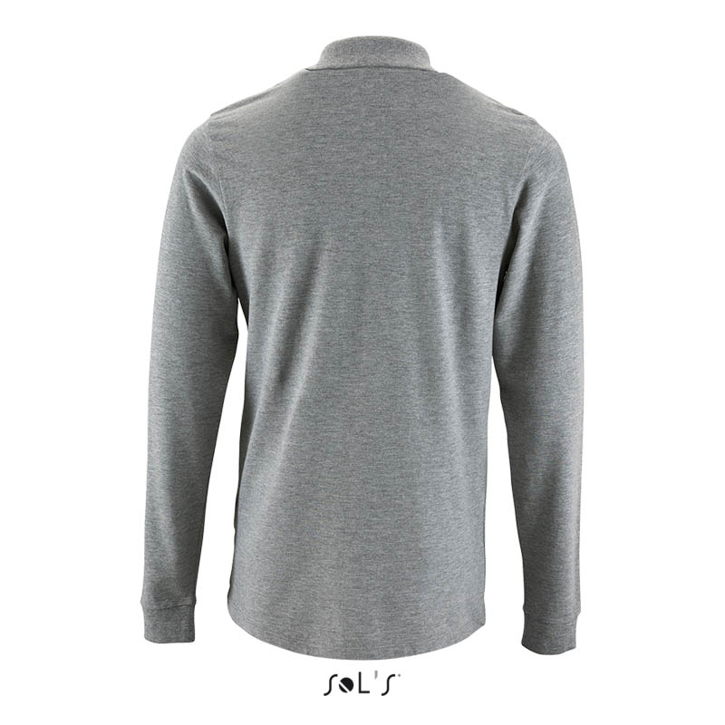 Футболка поло лонгслів чоловіча SOL'S Perfect LSL men, 180 г/м²