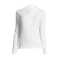 Футболка поло лонгслив женская SOL'S Podium, 210 г/м², L