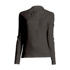 Футболка поло лонгслив женская SOL'S Podium, 210 г/м², M