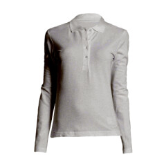 Футболка поло лонгслив женская SOL'S Podium, 210 г/м², M