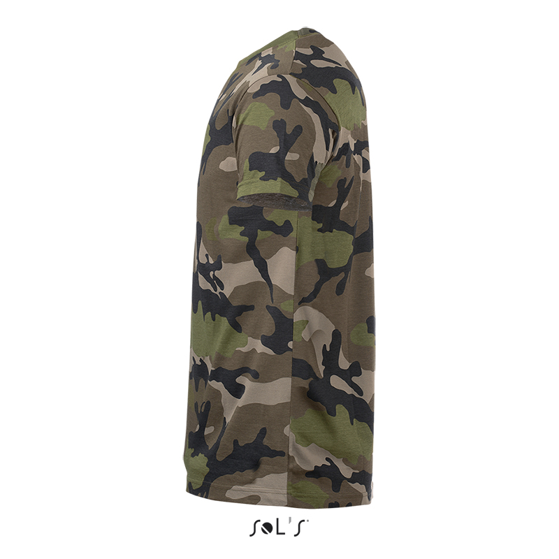 Футболка чоловіча SOL'S Camo men, 150 г/м²