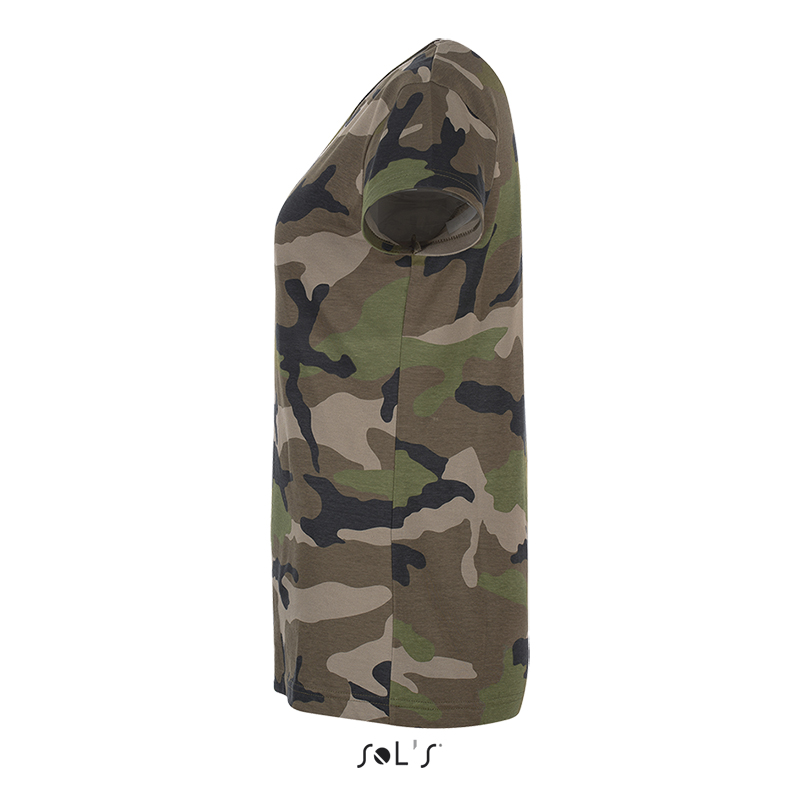Футболка жіноча SOL'S Camo women, 150 г/м²