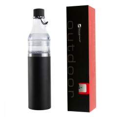 Термобутылка 4в1 DOMINIKA 400 мл, флакон с регулируемой заваркой 600 мл