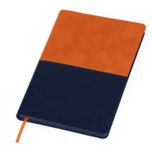 Записная книга A5 Twice в линию, кремовый блок